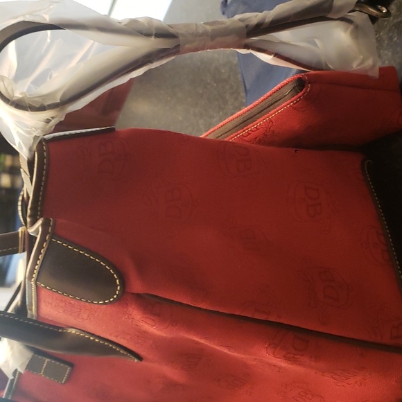 Brand new with tags Dooney Burke canvas logo tote bag NWT - Picture 9 of 17